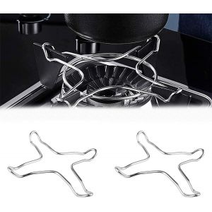 Support Gaziniere Gaz 2 Pi&egrave;ces, Universel Support Pour Cuisini&egrave;re, Cuisini&egrave;re &Agrave; Gaz De Support, R&eacute;ducteurs De Gaz Support Wok, Casserole Support De Po&ecirc;le &Agrave; Gaz, Pour Cafeti&egrave;re Cuisini&egrave;re &Agrave; Gaz - Neuf