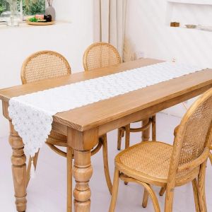 Chemin De Table Coloré Couverture De Table Ornements De Fête Nappe Pour Noël Maison Table À Manger Étoile Argent - Neuf