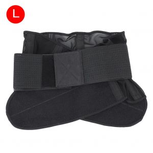 Ceinture de soutien dorsale elastique et respirante pour le sport, ideale pour le fitness, la gym ou les exercices (L) - Neuf
