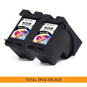 IBOQVZG 304XL cartouche d'encre pour HP304 pour HP 304 XL Deskjet ENVY Officejet 2620 2630 2632 3730 5020 5032 imprimante-2 pièce noire - Neuf