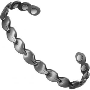 Bracelet En Cuivre Pur 8 Aimants Pour Homme Et Femme Bracelet En Cuivre Réglable 3500 Gauss Aimant Effectif 16,5 Cm (D), Cuivre - Neuf