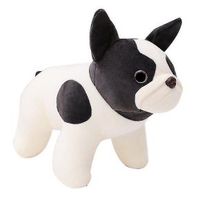 Adorable Peluche Bouledogue Français ¿ Poupée En Coton Doux Pour Enfants, Cadeau Idéal Pour Le Confort Et Le Jeu, Disponible En Noir Et Blanc - Neuf