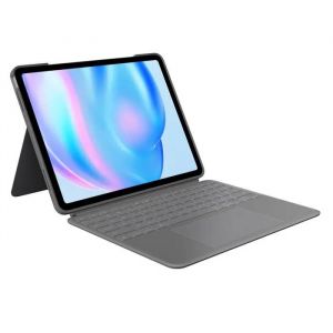 Étui-Clavier - Logitech - Combo Touch - Ipad Air 13" (M2)(2024) - Rétroéclairé - Béquille Flexible - Neuf