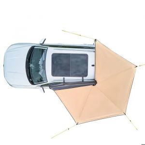 Auvent 270 Degr&eacute;s 3,19 X 2,10 M R&eacute;tractable Et Imperm&eacute;able-Duoku-Protection Uv50+ Avec Sac De Rangement, Abri Autoportant - Neuf