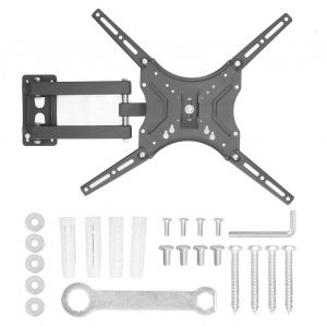 XYONG Support mural telescopique rotatif pour ecran de television LCD de 14 a 55 pouces - Neuf