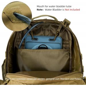 KALANKA-60L sac à dos tactique, grand sac à dos de survie militaire Molle 60L, hommes et femmes, sac d'extérieur détachable - Neuf