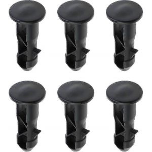 Paires de boulons de charnière Goupilles de charnière pour poubelles Bacs de couvercle pour s'adapter aux poubelles extérieures 240/120/100/60l,65mm x 18mm,plastique noir - JA - Neuf