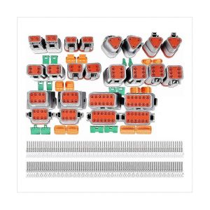 12 kits Kit de connecteurs s&eacute;rie DT 2 3 4 6 8 Connecteurs 12 broches IP68 &eacute;tanche Automotive Electrical Co - Neuf