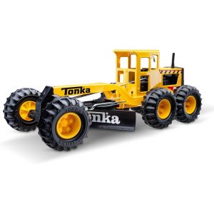 Steel Classics Niveleuse,, Jouets De Construction Pour Enfants, Jouets De V&eacute;hicules De Construction Pour Le Jeu Cr&eacute;atif, Jaune-Noir, Cadeau Pour Gar&ccedil;ons Et Filles &Agrave; Partir De 3 Ans - Neuf