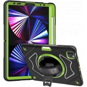 Etui Rotatif Pour Ipad Pro 11" 2021/2020 Avec Support Et Compartiment Stylus - Noir - Neuf