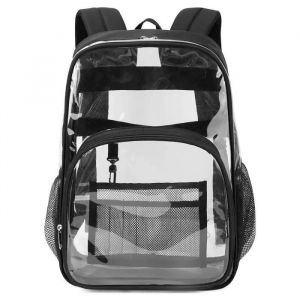 Sac &agrave; dos unisexe imperm&eacute;able pour homme et femme, d&eacute;contract&eacute;, transparent, &agrave; la mode, pour voyage, cartable, portable - Neuf