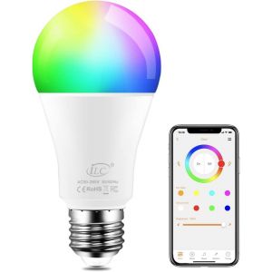 Sjzg-Led Ampoule Connectée Alexa (Appareils Echo Requis) 10w, Rgbw Changement De Couleur Synchro À La Musique E27 Edison Rgb Ampoule Multicolore Lampes (1 Paquets) - Neuf