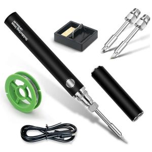 Kit D'outils De Fer &Agrave; Souder Sans Fil,Stylo D'outil De Soudage &Eacute;lectronique Portable &Agrave; Temp&eacute;rature R&eacute;glable Avec - Neuf