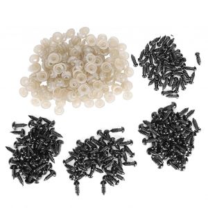 Nez d'yeux en plastique avec rondelles Poup&eacute;e en peluche Ours en peluche Animaux en peluche Jouet Accessoires de bricolage Noir - Neuf
