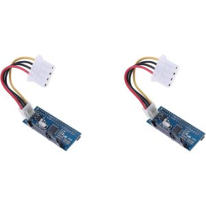 2X Adaptateur IDE vers SATA HDD 3.5 Convertisseur de Disque Dur IDE vers SATA Connecteur de Disque Dur PATA IDE 40 Broches vers SATA 22 Broches.[W1734] - Neuf