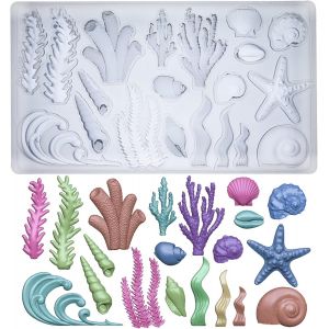 TIANYI-Moule créature marine pour argile polyclay séchée à l'air libre - Neuf