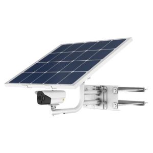 Cam&eacute;ra de S&eacute;curit&eacute; Thermique Solaire IP Double Hikvision Bullet PoE 4MP 4.3mm Ext&eacute;rieur IP67 - DS-2DE2C400IWG-K/4G/C09S20(2.8mm) - Neuf