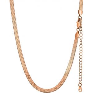 Chaine Serpent Homme Acier Inoxydable Collier Femme Choker Gourmette Maille Enfant Garçon Fille[Largeur 3mm/5mm/9mm-Longueur 30/38/51 Cm] Cadeau Noël Fêtes Des Pères Saint Valentin - Neuf