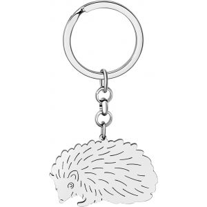 Kal-Cadeaux H&eacute;risson En Acier Inoxydable Porte-Cl&eacute;s H&eacute;risson Charms Hedgehogs Decor Pour Les Femme Les Filles Et Les Amoureux De La Nature. - Neuf