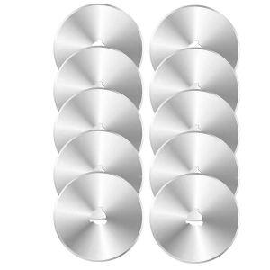 Lames rotatives de rechange 60 mm - 10 pi&egrave;ces compatibles avec la plupart des cutters rotatifs de 60 mm - Neuf