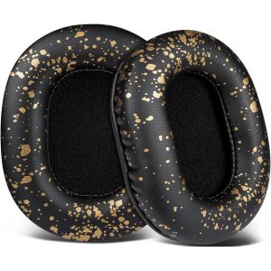 KAL-Mousse Coussin Coussinets Pour Audio Technica Ath M50X M50Xbt M50Rd M40X M30X M20X Msr7 Sx1 Monitor Casque Audio, En Cuir Protéiné Plus Doux, En Mousse À Mémoire De Forme Haute Densité - Neuf