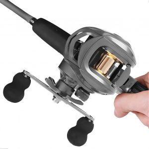 Ensemble Canne Et Moulinet De Peche, Moulinet Rotatif Lisse Avec Appats En Fibre De Carbone Pour Debutants. Ref. : 9056 - Neuf