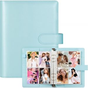 Classeur A5 Collectionneur De Cartes Avec 30 Paquets De 240 Pochettes De Cartes, Couverture De Classeur En Cuir Pu À 6 Anneaux Pour Organiser À Collectionner, Les Photos De K-Pop - Neuf