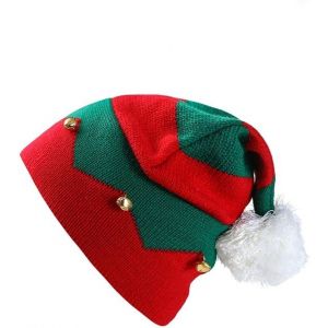 No&euml;l elf tricot&eacute; chapeau de No&euml;l de b&eacute;b&eacute; tricot&eacute; chapeau pour ch - Neuf