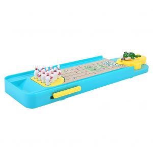 Table Mini Bowling Jeu Set Divertissement Bureau Parent Enfant Jouets de balle interactifs - Neuf