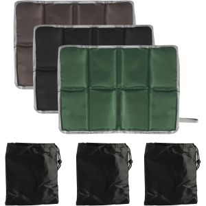 Acdsgd-Lot De 3 Coussins De Si&egrave;ge D'ext&eacute;rieur, Coussins De Si&egrave;ge Pliables, Coussin De Si&egrave;ge Thermique Pliable D'ext&eacute;rieur, Tapis De Si&egrave;ge Imperm&eacute;able, Coussin De Si&egrave;ge Thermique Pour Voyage. - Neuf