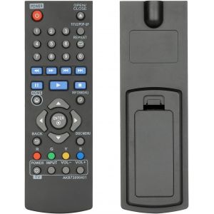 Télécommande AKB73896401 compatible avec LG Lecteur DVD/Blu-Ray Disc BP250 BD640 BP135N BP135W BP300 BP145 BP155N BP200 BPM34 BPM35 P255N BP340 BP350 Remplacement contrôleur - Neuf