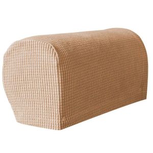 2pcs Housses D'accoudoirs En Peluche Extensible Doux,Housses D'accoudoirs Extensibles Pour Chaises / Canapés,Housses D'accoudoirs De Canapé, - Neuf
