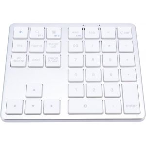 Pav&eacute; Num&eacute;rique Sans Fil, 35 Touches, Clavier Rechargeable Avec Commutation Triple Appareil, Design Ultra Fin, Batterie Longue Dur&eacute;e, Pour Pc, Ordinateur Portable, Tablette - Neuf