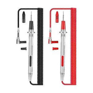 Cordons de test d'étirement de ressort réglable Sonde Fil Conseils Multimètre Ajustement pour testeur de LED Employés de bureau Écriture Dessin Besoins Dropship - Neuf