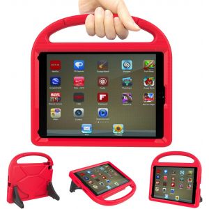 LORANKA-&Eacute;tui pour iPad 9,7 pour Enfants 2018/2017 iPad 6/5e g&eacute;n&eacute;ration &Eacute;tui &iquest; l&eacute;ger r&eacute;sistant aux Chocs pour Enfants avec poign&eacute;e et Support pour iPad Air/iPad Air 2/iPad Pro 9,7"" Tablette &iquest; Rouge - Neuf