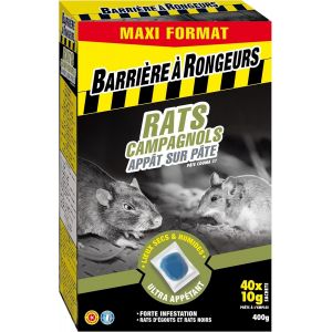 KALANKA-Rats & Campagnols - Appât sur pâte Maxi Format 400 g, Nicht Zutreffend - Neuf