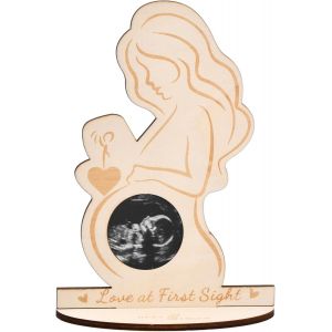 Cadre Photo Pour Femme Enceinte,Enceintes Cadre Pour Photos D'Échographie,Cadres Image Echographie À Bébé,Idée Cadeau Pour Amie Enceinte Les Bébés Échographie Souveni (A) - Neuf