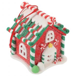 Mini Maison De No&euml;l De No&euml;l Miniature De No&euml;l De La Maison Centre De Table D&eacute;coration De No&euml;l - Neuf