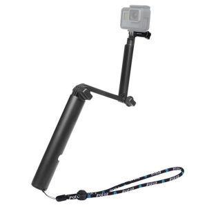 Support Monopode 3 En 1 Pour Cam&eacute;ras Dji Osmo Action Et Gopro Hero - Neuf