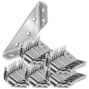 Connecteur d'angle universel pour meubles,50 pi&egrave;ces - Neuf