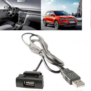 Adaptateur de c&acirc;ble d'extension d'interface USB pour autoradio RCD510 RNS315, pour Skoda Octavia, bouton Android-GPS, panneau d'unit&eacute; centrale, 2025 - Neuf