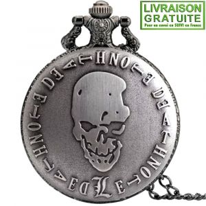 Montre Gousset Manga Death Note Ryuk T&ecirc;te De Mort Anime (R&eacute;f 2) - Neuf