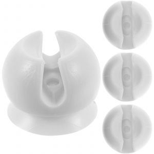 4pcs Porte-brosse à dents avec ventouse Mur Brosse à dents Support de rangement Porte-brosse à dents à ventouse - Neuf