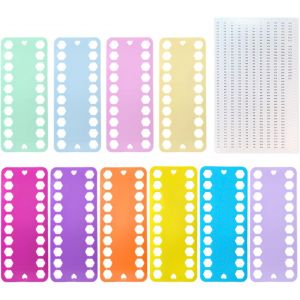 10 Planches À Enfiler, 1 Étiquette, Accessoires De Point De Croix, Porte-Fil À Broder, Organisateur De Fil À Broder, Grand Organisateur De Fil À Broder, Accessoires De Bricolage[App8812618] - Neuf