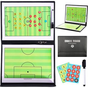 Acdsgd-Tableau Football Tactique, Magn&eacute;tique Pliable Professional Tableau Tactique Pour Entra&icirc;neur Board, Tableau Strat&eacute;gie Portable Pour L'entra&icirc;nement De Football Et Les Comp&eacute;titions - Neuf