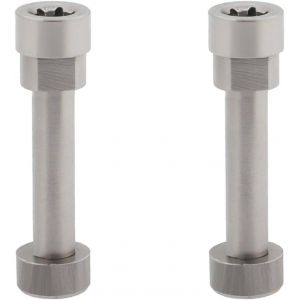 KAL-Lot De 2 Charnières Pivotantes En Métal Compatible Avec B-Ose Quietcomfort Qc35 Les Écouteurs Pièces De Réparation Pour Mécanisme De Rotation Des Oreillettes Argent - Neuf