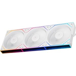 TL-M12QW X3 Lot de 3 ventilateurs de refroidissement pour boîtier PC 120 mm,connexion en guirlande,2000 tr/min,ARGB,double éclairage à miroirs infinis pour jeux vidéo - Neuf