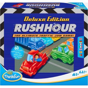 Rush Hour Deluxe - Jeu De Logique - Casse-Tête - 60 Défis - 5 Niveaux - Embouteillage -1 Joueur Ou Plus Dès 8 Ans - Ravensburger - 76438 - Multilingue (Français Inclus)[Z1701] - Neuf