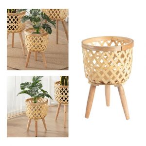 Panier de Rangement Décoratif pour Pot de Fleur Tissé à La Main Paniers de - Neuf