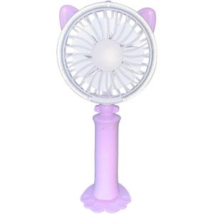 Ventilateur portable pour chat,petit ventilateur personnel rechargeable USB à piles à 2 vitesses - Neuf